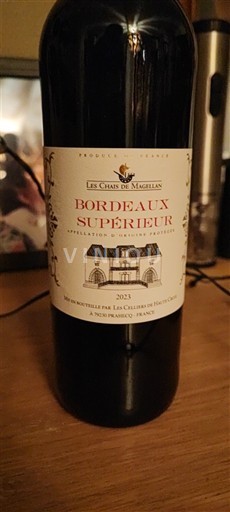Bordeaux Bordeaux Supérieur Les Chais de Magellan 2023