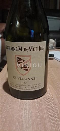 Rhônen laakso Ventoux Domaine Mur-Mur-Ium Anne 2020