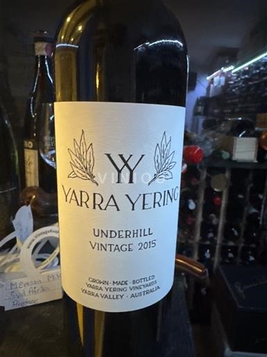 Victoria Yarra Valley Yarra Yering Underhill 2015