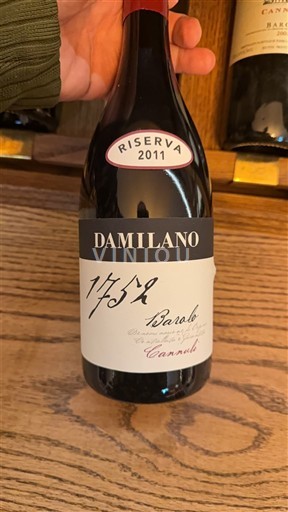 Piemonte Barolo Damilano Cannubi Riserva 1752 2011