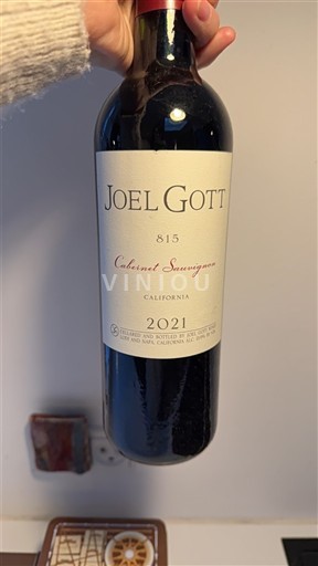 Vùng trồng nho được cấp phép California Không được chỉ định Joel Gott 815 Cabernet Sauvignon 2021