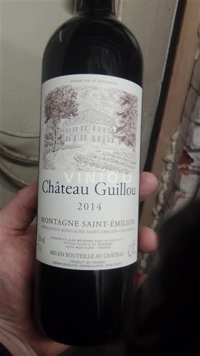 Bordeaux Montagne-saint-émilion Château Guillou 2014
