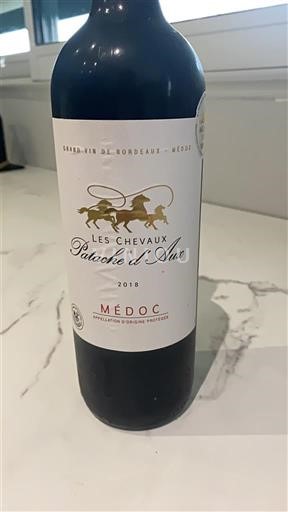 Bordeaux Médoc Patache d'Aux Les Chevaux 2018