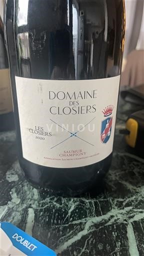 Loire-dalen Saumur-Champigny Domaine S Closiers Les Closiers 2020
