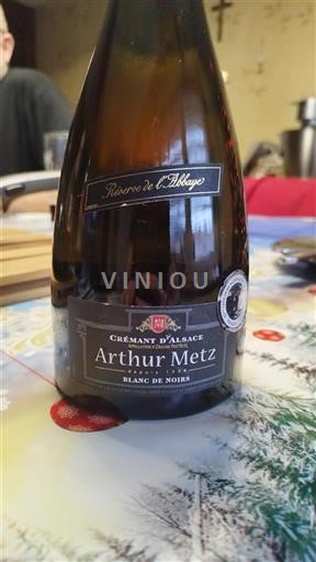 Alsazia Crémant d'Alsazia Arthur Metz Réserve de l'Abbaye Senza annata