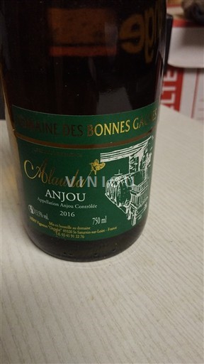 Údolí Loiry Anjou Domaine Des Bonnes Gagnes Alauda 2016