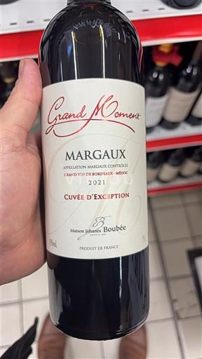 Bordeaux Margaux Maison Johanna Boubée Grand Moment d'Exception 2021