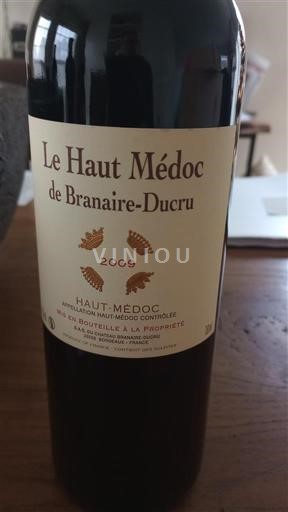 Bordeaux Haut-Médoc Branaire-Ducru Le Haut Médoc de Branaire-Ducru 2009