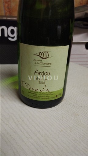 Rượu vang Blanc demi-sec Domaine La Clartière 2013 Pháp Thung lũng sông Loire Anjou AOC