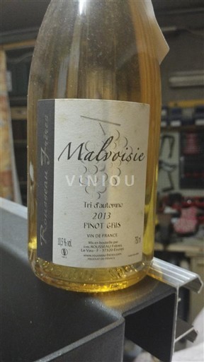 Valle del Loira No especificado Rousseau Frères Malvoisie Tri d'Automne 2013