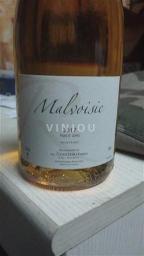 Valle del Loira No especificado Rousseau Frères Malvoisie 2017