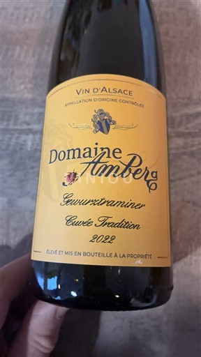 Alsace Domaine Amberg Tradition 2022
