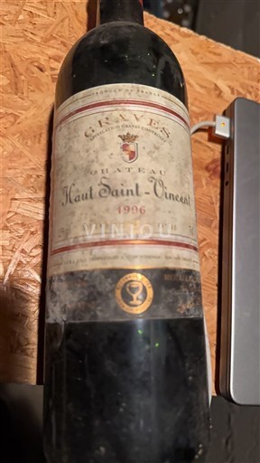 Bordeaux Graves Château Haut Saint-Vincent 1996