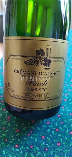 Alsace Alsace-kuohuviini Finck et Fils Ei vuosikertaa