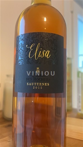 Bordéus Sauternes Château S Rochers Elisa 2015