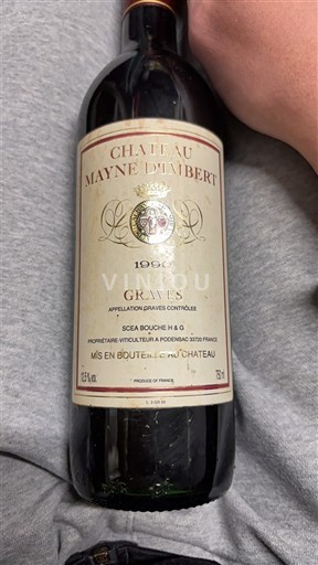 Bordeaux Graves Château Mayne d'Imbert 1966