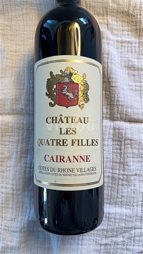 Rona dolina Cairanne Château Les Quatre Filles 2011