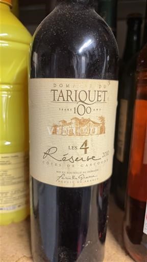 Sud-Ouest Côtes de Gascogne Domaine Tariquet Les 4 Réserve 2010