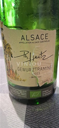 Alsace Philippe Heitz Gewurztraminer 2023