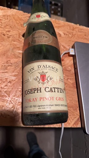Elzas Pinot grigio Joseph Cattin 1992