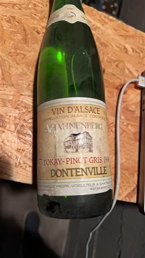 Elzas Pinot grigio Dontenville Hahnenberg Tokay-Pinot Gris 1996