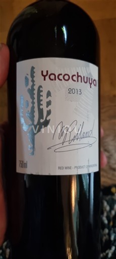 Salta No especificado Yacochuya 2013