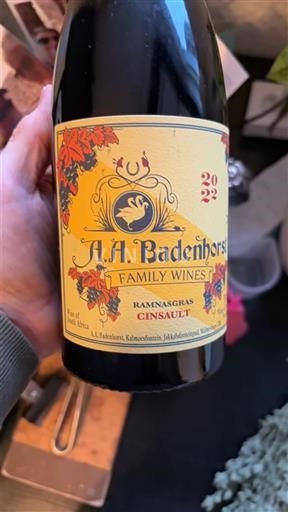 Regione Costiera Swartland A.A. Badenhorst Ramnasgras Cinsault 2022