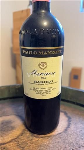 Piemonte Barolo Paolo Manzone Meriame 2004