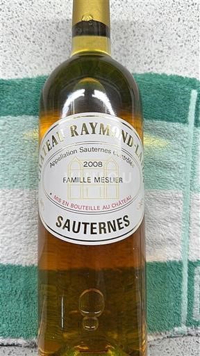 Bordeaux Sauternes Château Raymond-Lafon Famille Meslier 2008