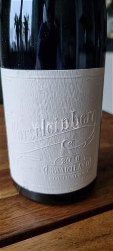 Regione Costiera Swartland Porseleinberg 2016