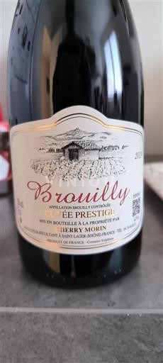 Beaujolais Brouilly Thierry Morin Prestige 2020