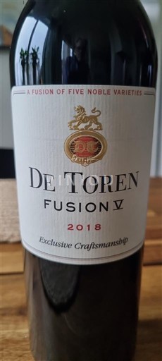 Région côtière Stellenbosch De Toren Fusion V 2018