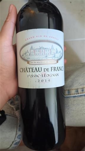 Bordeaux Pessac-Léognan Château France 2014