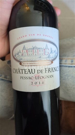 Bordeaux Pessac-Léognan Château France 2016