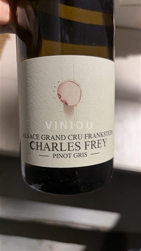 Elzas Pinot grigio Grand Cru Charles Frey Frankstein 2019