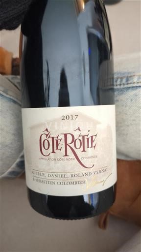 Vallée du Rhône Côte-rôtie Gisèle, Daniel, Roland Vernay & Sébastien Colomber 2017