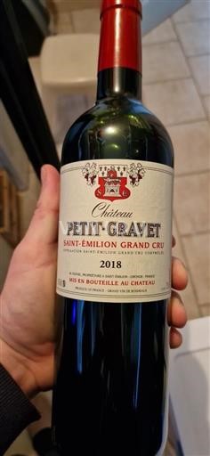 Bordeaux Saint-Émilion Grand Cru Grand Cru Château Petit Gravet 2018