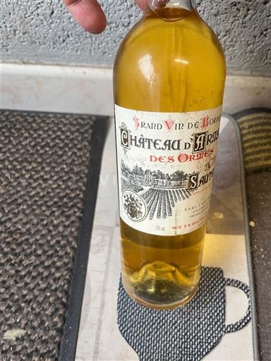 Bordeaux Sauternes Château Armajan des Ormes 2006
