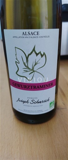 Alsace Domaine Joseph Scharsch Gewurztraminer 2018
