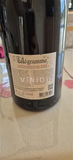 Rhônevallei Châteauneuf-du-Pape Domaine Vieux Télégraphe Télégramme Niet-geïntegreerd