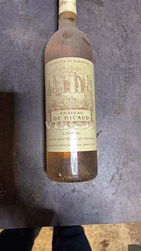 Bordeaux Loupiac Château Ricaud 1996