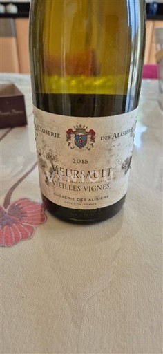 Bourgogne Meursault Closerie des Alisiers Vieilles Vignes 2015