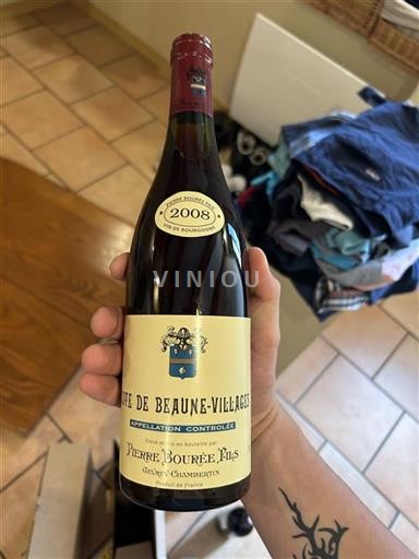Wines Rouge sec Pierre Bourée Fils 2008 France Burgundy Côte de Beaune Villages AOC