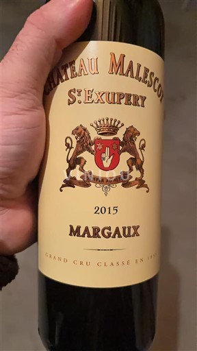 Bordeaux Margaux Grand Cru Château Malescot St. Exupéry 2015