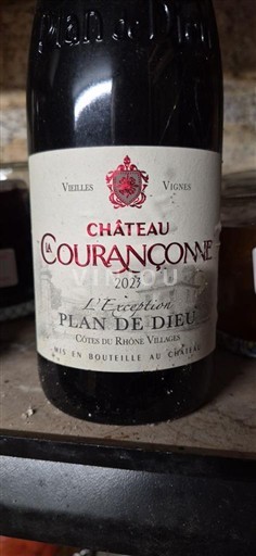 Vale do Ródano Não especificado Château La Courançonne L'Exception Vieilles Vignes 2023