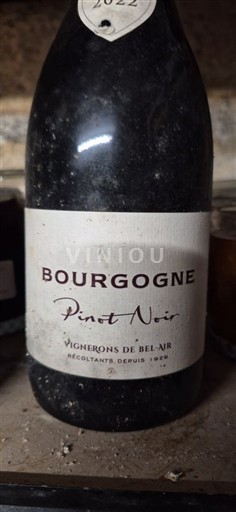 Burgundy Vignerons de Bel-Air Pinot Noir 2022