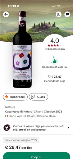 Toscana Chianti Classico Nittardi Casanova di Nittardi Chianti Classico 2023