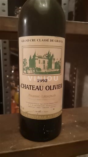 Bordeaux Pessac-Léognan Château Olivier 1992