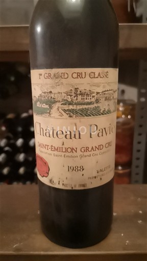 Burdeos Saint-Émilion Gran Cru Premier Grand Cru Classé Château Pavie 1988