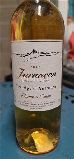 Sudoeste Jurançon Prestige d'Automne 2017